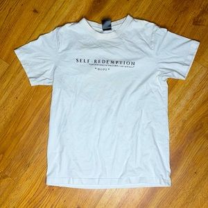 Mens Graphic White Tee